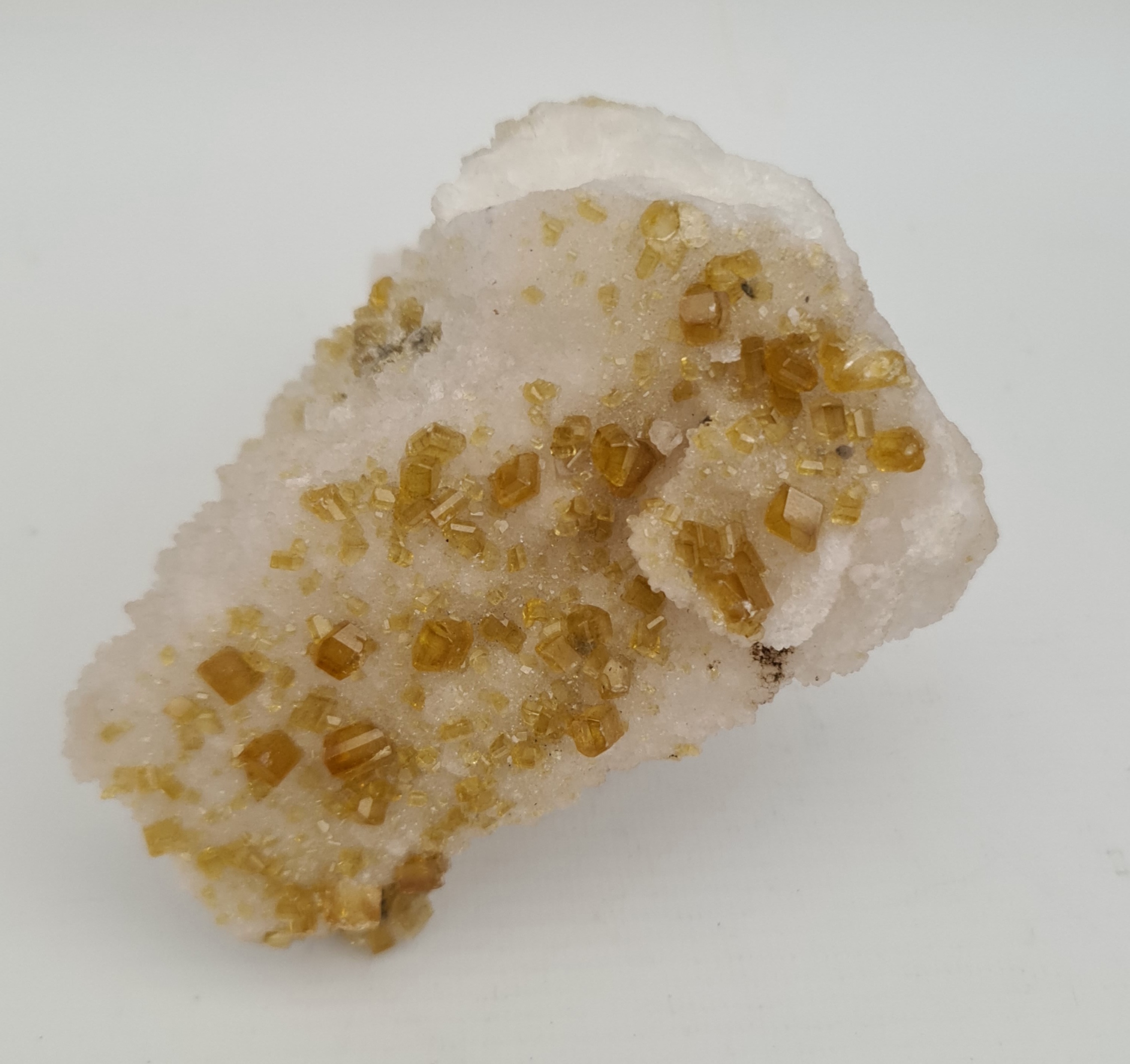 Collectable Rocks and Minerals Yellow Barite Crystals