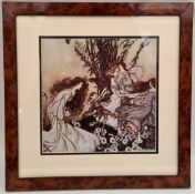 Arthur Rackham Print Framed & Glazed Dancing With The Fairies