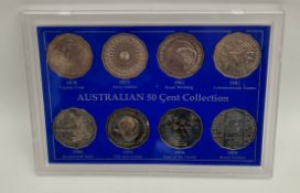 Coins Australian 50 cent Collection 1970 to 1995