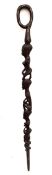 Antique Wooden Carved African Walking Stick Female Nudes.