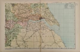 Antique Map 1899 G. W Bacon & Co Yorkshire South East. Not Framed. Measures 35cm by 53cm.