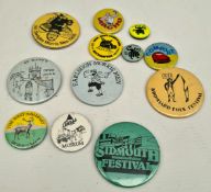 Parcel of 12 Assorted Tin Badges