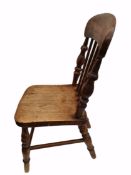 Antique Hand Made Childs Hardwood Chair