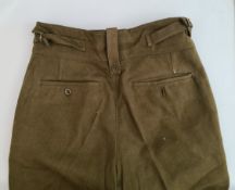 Pair of Military No. 2 Dress Trousers Size 18 H. Edgard & Sons Ltd