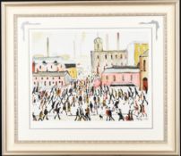 Limited Edition L.S. Lowry "Going to Work, 1959"