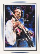 Sidney Maurer Limited Edition of Jimi Hendrix.