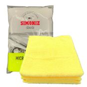 3 Pack Simoniz Microfibre Cloths Yellow x 10