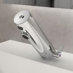 RRP £226. Appears Unused. NEW. Armitage Shanks Sensorflow E Touchless Deck Mounted Basin Mixer with