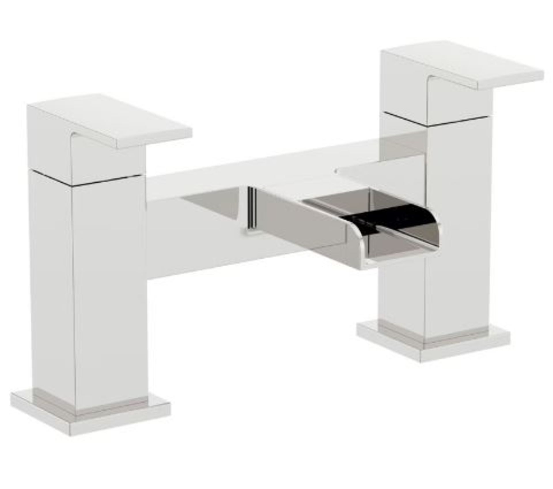 RRP £125. Appears Unused. Orchard Derwent waterfall bath mixer tap. - Image 2 of 3