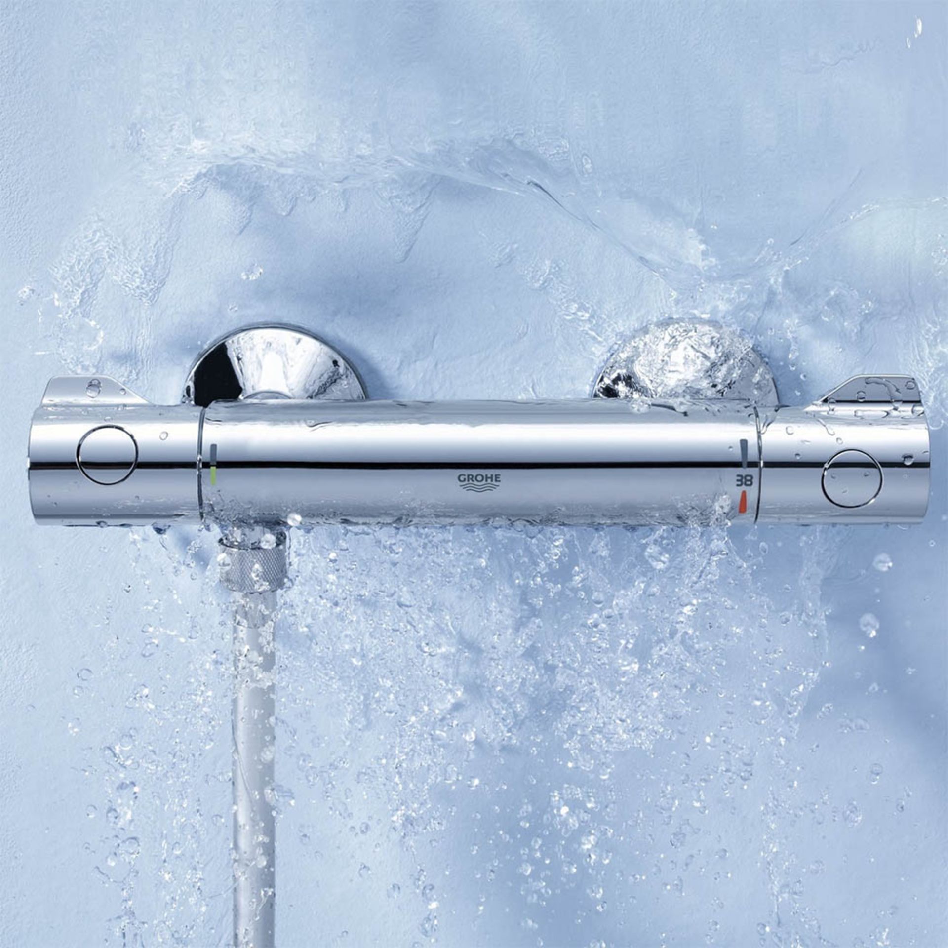 RRP £285. Appears Unused. New. Grohe Grohtherm 800 Thermostatic Shower Mixer - Image 3 of 3