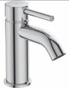RRP £110. Appears Unused. Ideal Standard Ceraline single lever basin mixer tap.