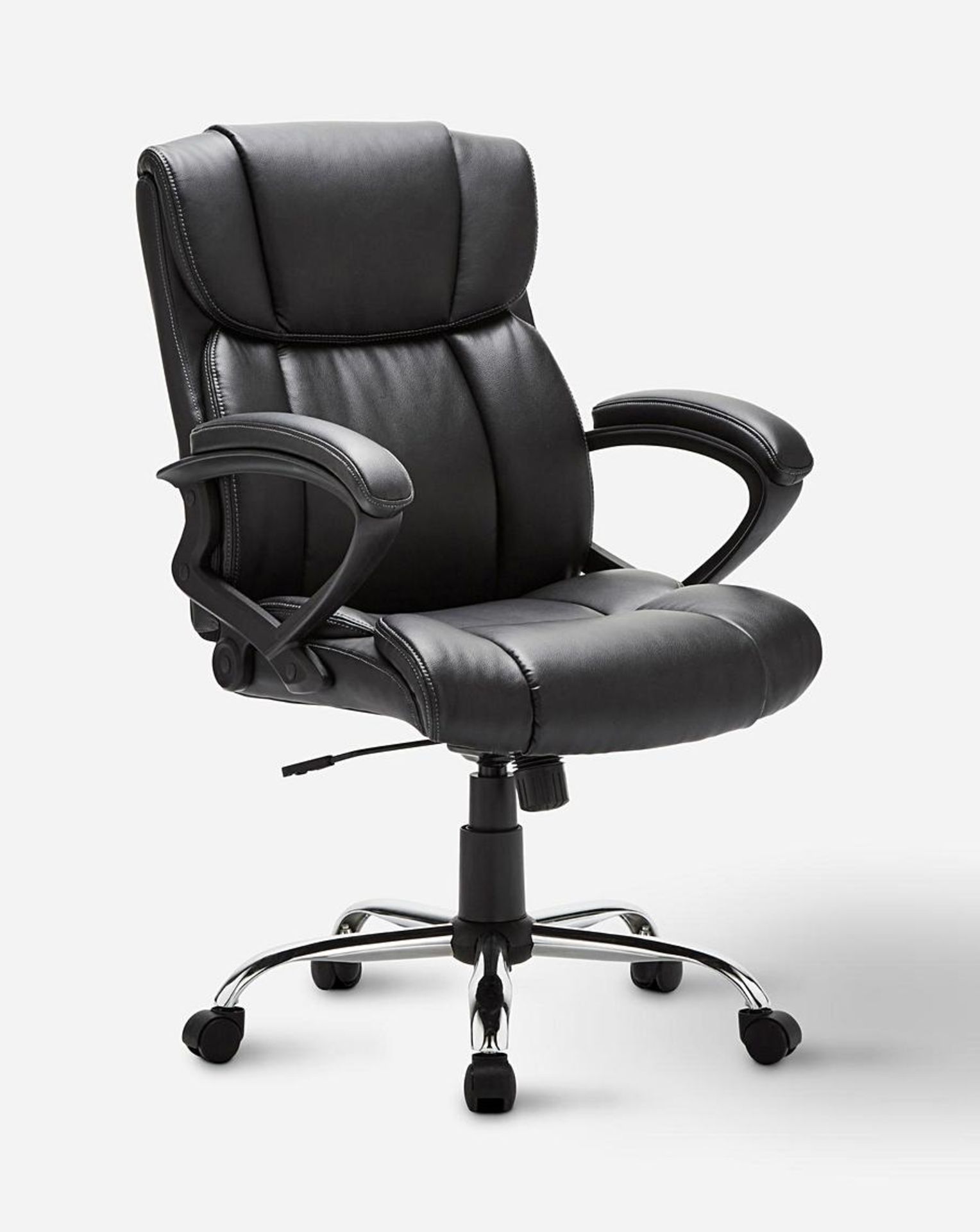 (6I) RRP £99.99. San Diego Faux Leather Chair Black (IX1118/01). (Grade C Stock). - Image 3 of 3