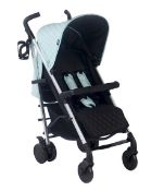 (6L) RRP £169.99. My Babiie Signature Range Billie Faiers Quilted Aqua Lightweight Stroller (AN6597