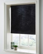 (5H) Lot RRP £151.98. 6x Mixed Roller Blinds. 2x Crush Velvet Roller Blind Charcoal (120x 160cm) RR