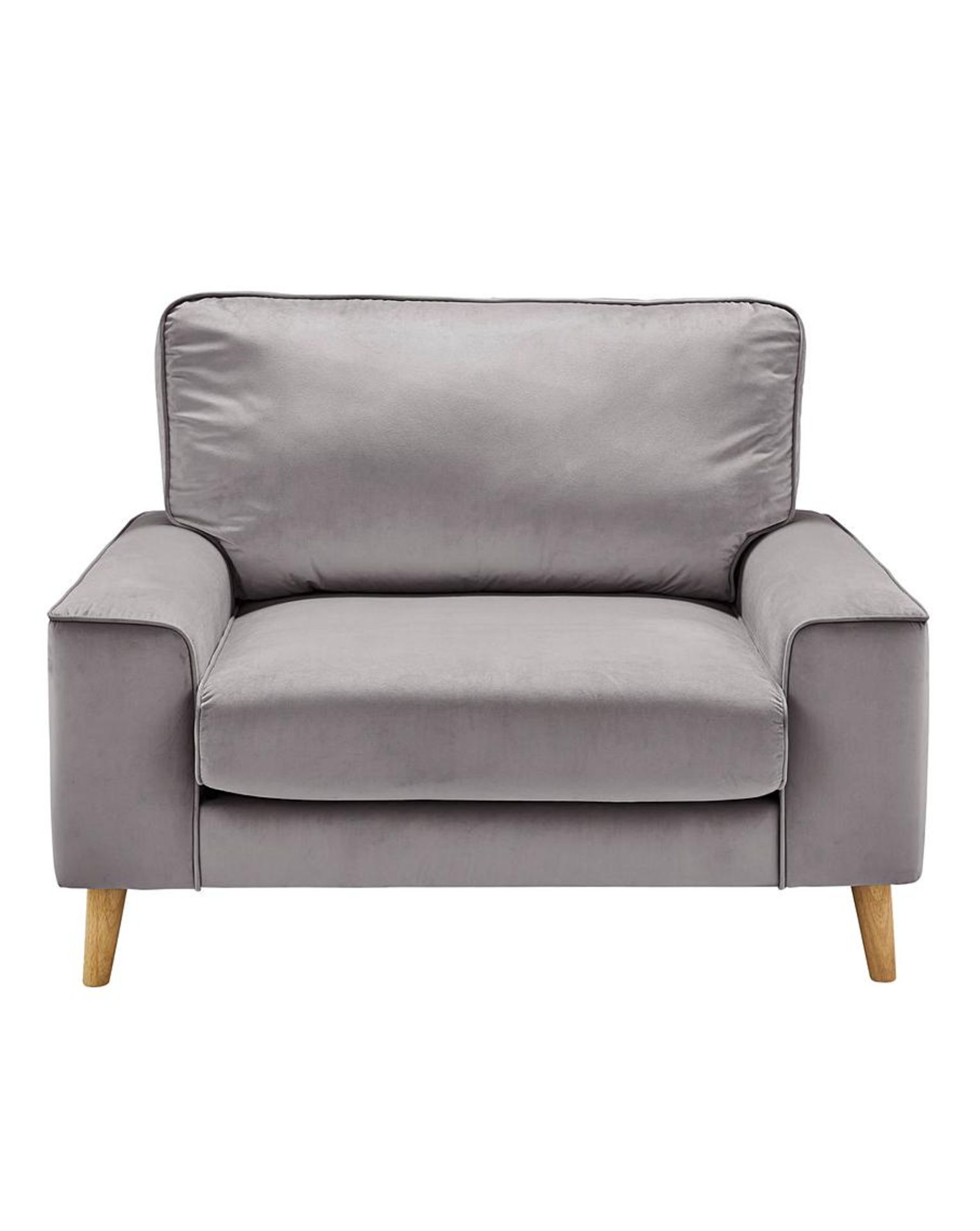 (P) RRP £479. Mallow Loveseat Grey. Discover The Perfect Spot To Curl Up On With The Lush Mallow Lo - Image 3 of 4