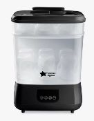 (6O) RRP £69.99. Tommee Tippee Advanced Electric Steriliser And Dryer Black. (Grade C Stock).