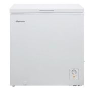 (P) RRP £199. Fridgemaster MCF198 Chest Freezer White. F Rated _ 98L Capacity. Keep Ingredients Fre