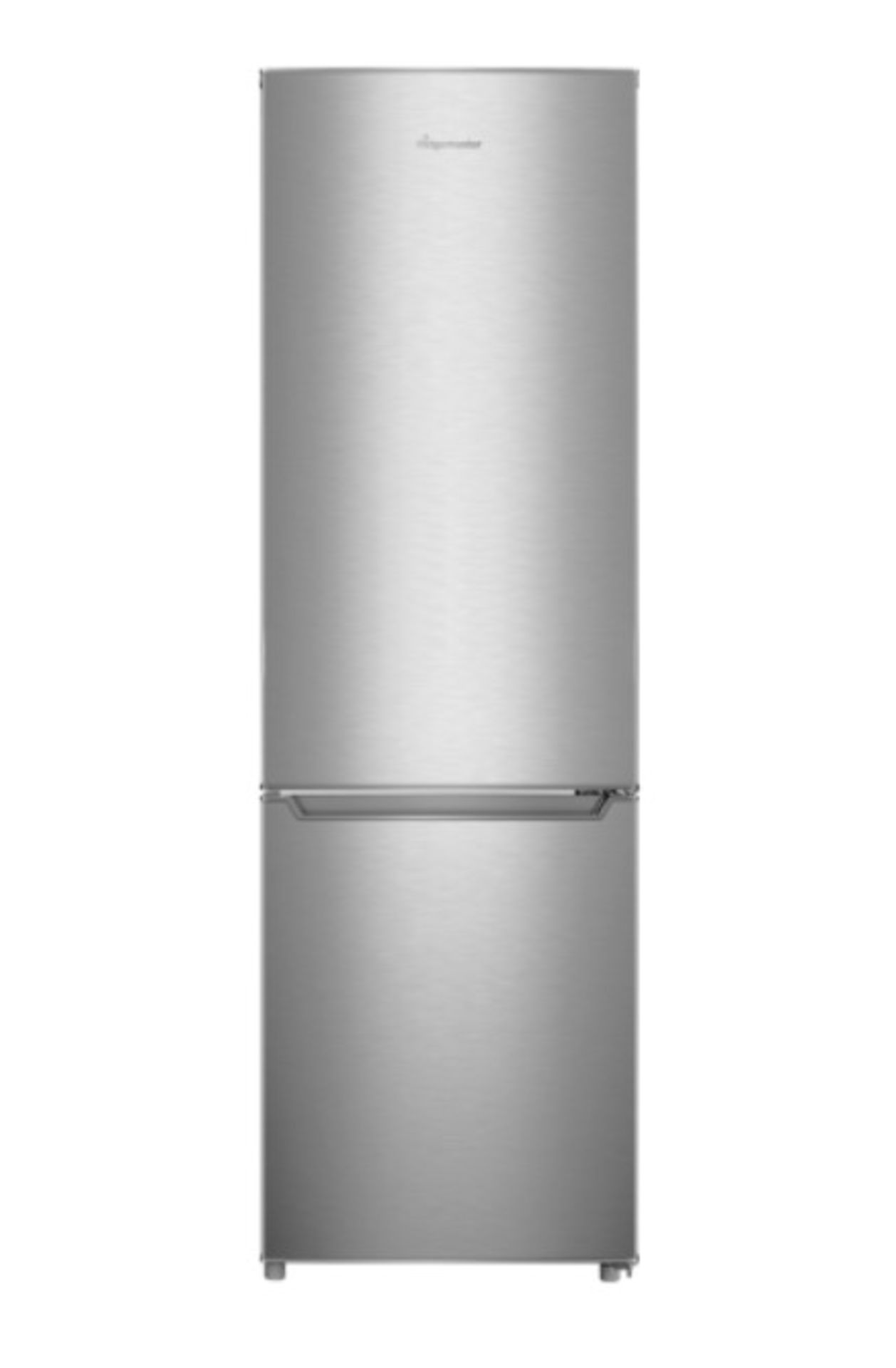 (P) RRP £279. Fridgemaster MC55264AFS Freestanding Fridge Freezer _ Silver. (SKU: ZV045NP). 264 L C