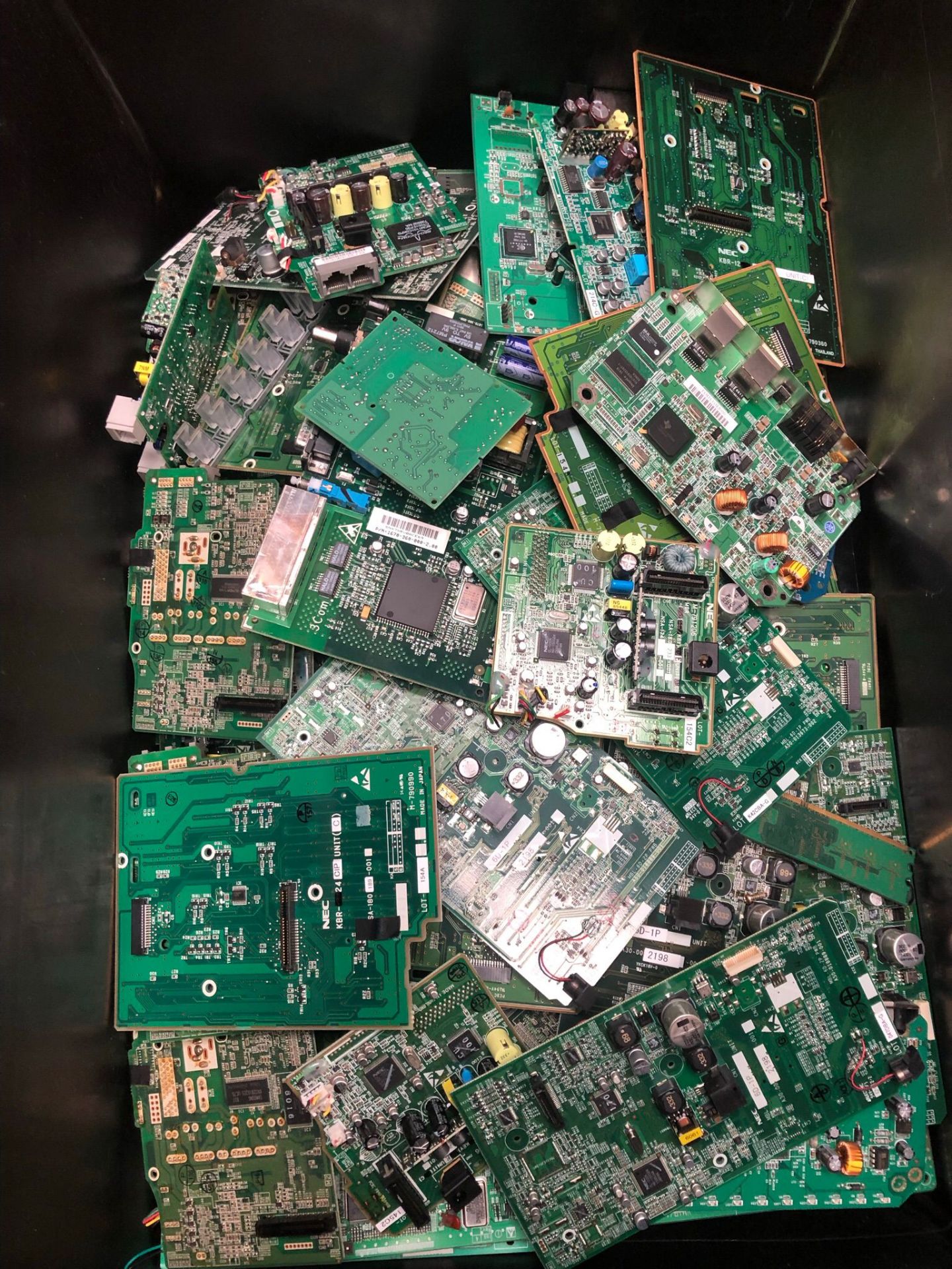 Job Lot Bulk Scrap Motherboards Telecommunications Telecom Gold Refinery Salvage E-waste - Image 7 of 15