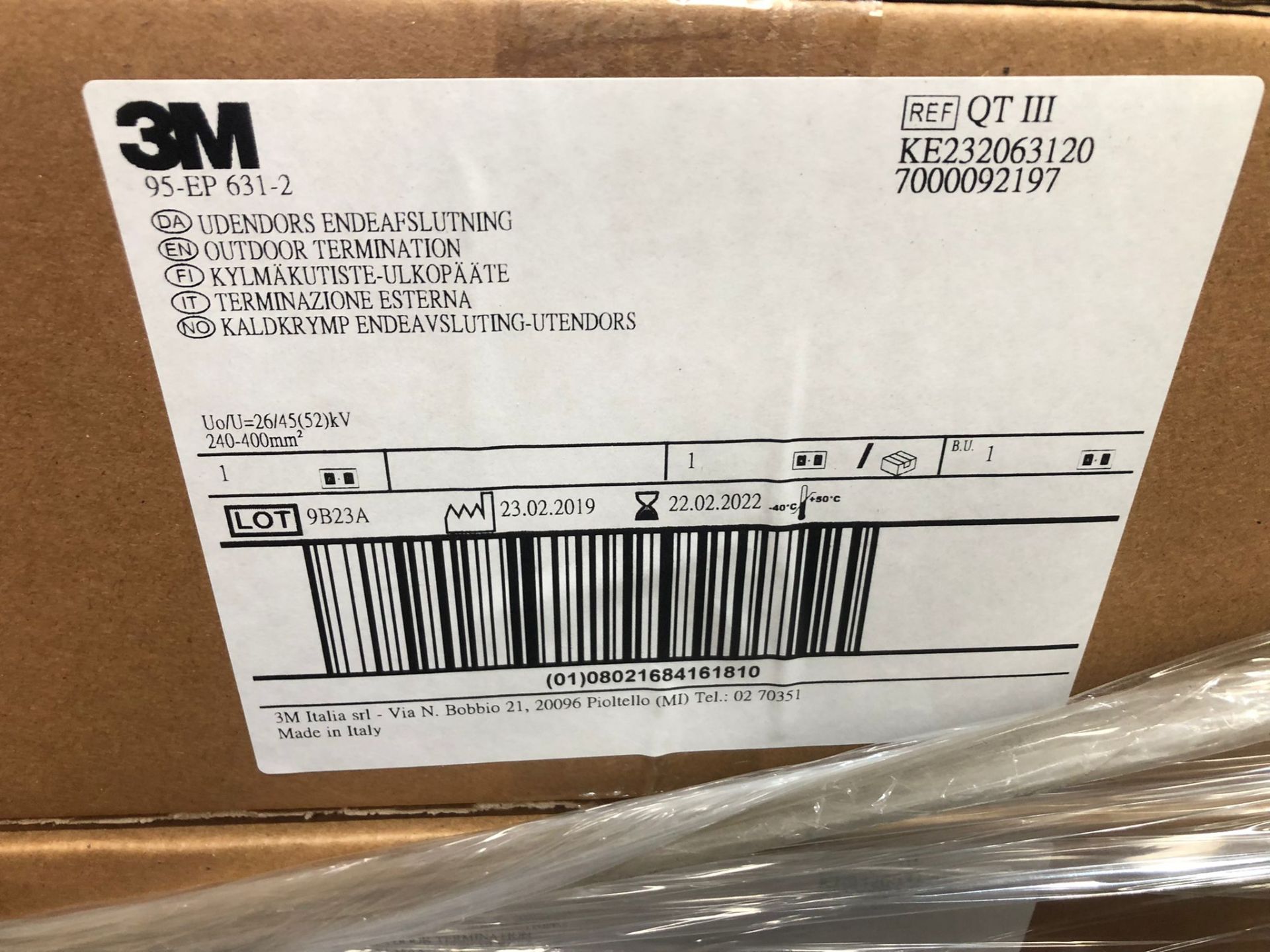 Full Pallet of 3M Heat Shrink, Cold Shrink, Electrical Termination Kits - Image 3 of 3