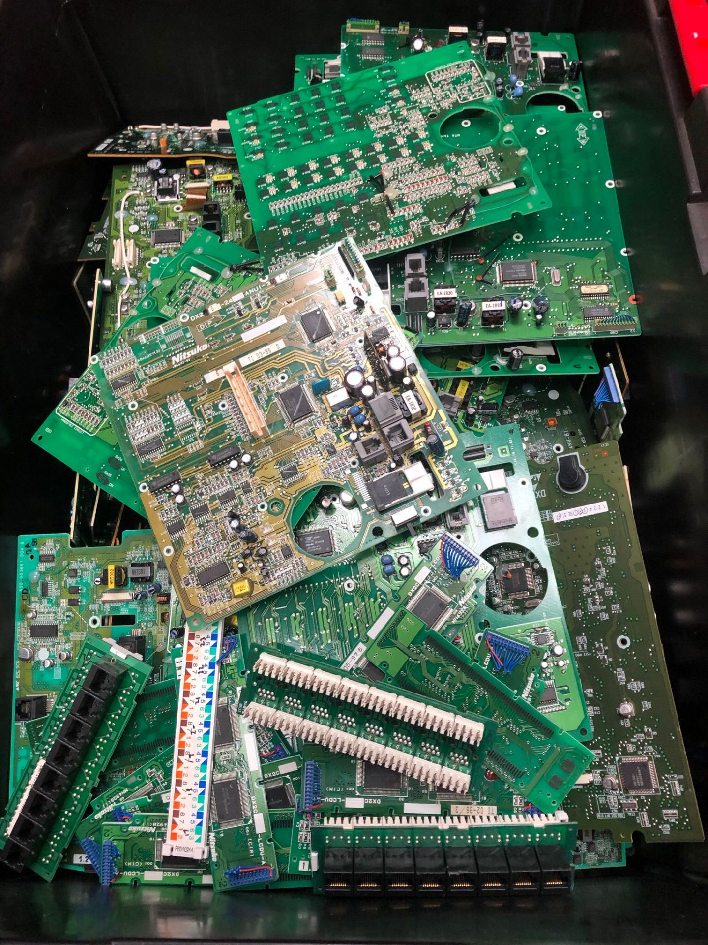 Job Lot Bulk Scrap Motherboards Telecommunications Telecom Gold Refinery Salvage E-waste - Image 9 of 15