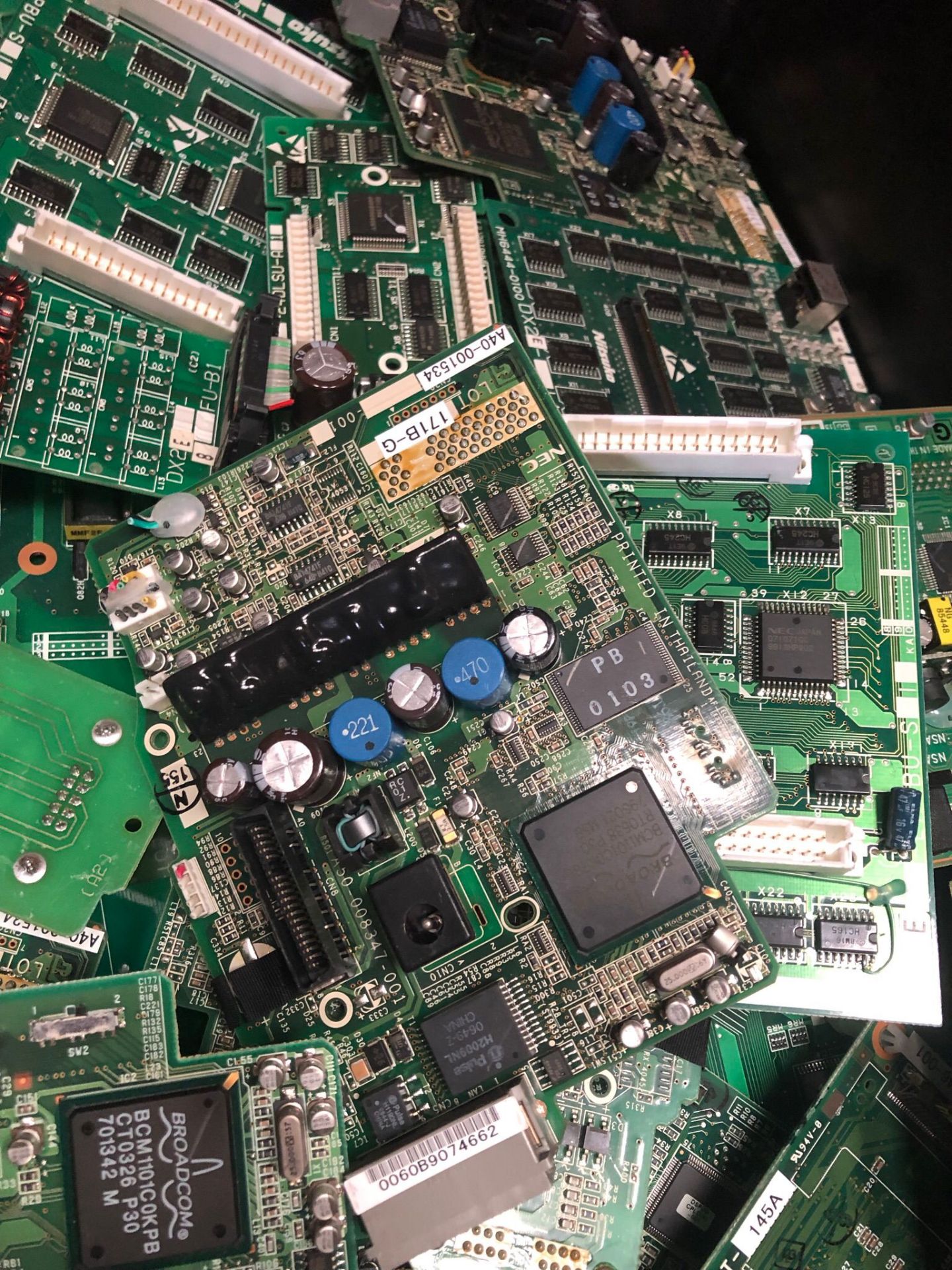 Job Lot Bulk Scrap Motherboards Telecommunications Telecom Gold Refinery Salvage E-waste - Image 3 of 15