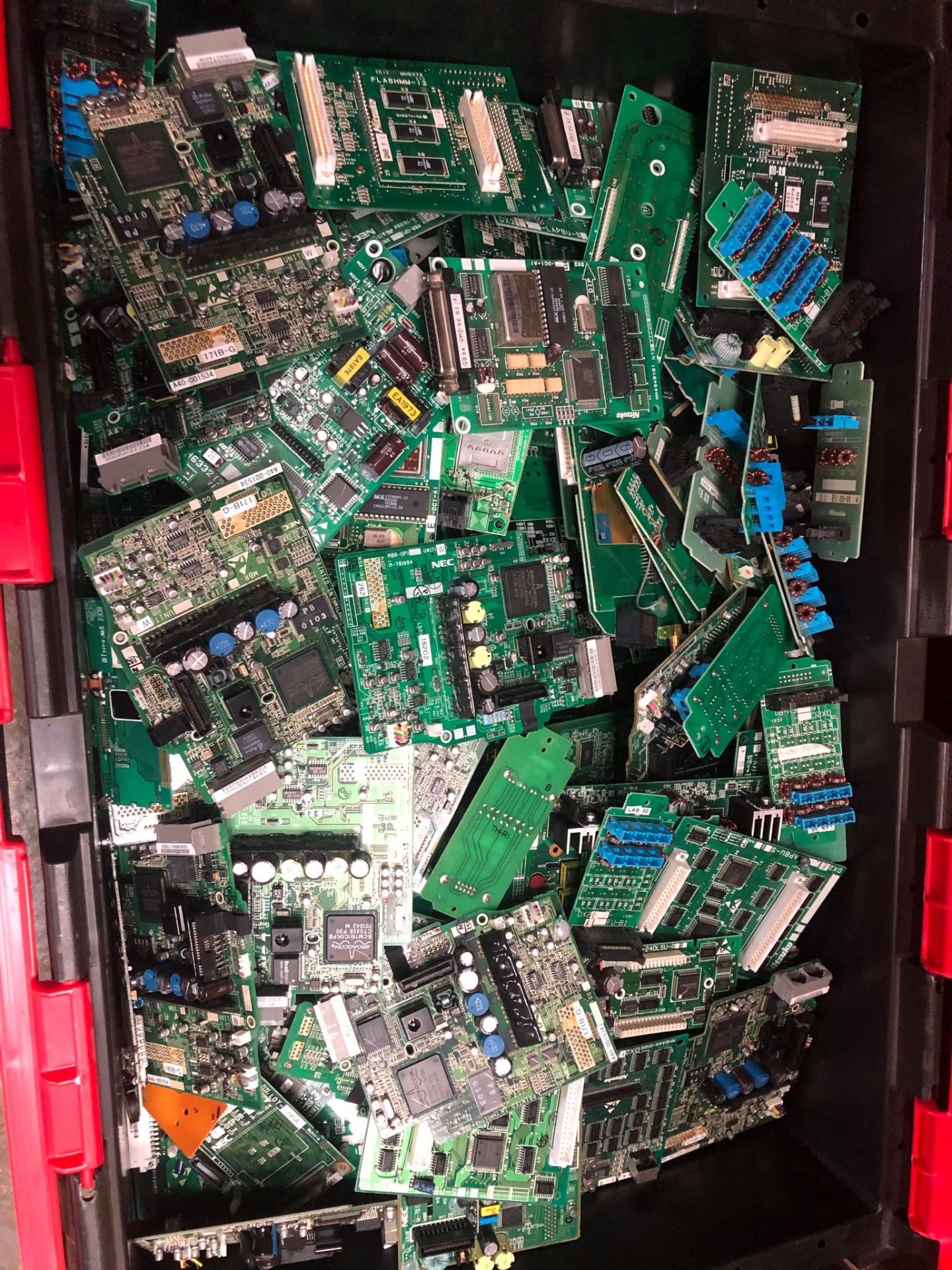 Job Lot Bulk Scrap Motherboards Telecommunications Telecom Gold Refinery Salvage E-waste - Image 5 of 15