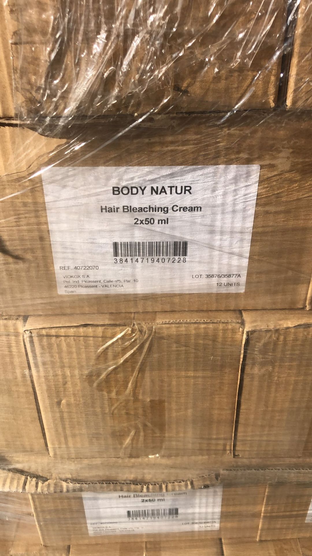 Pallet Containing Body Natur Hair Bleaching Cream, RRP £9750+ NO RESERVE - Image 3 of 3