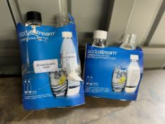 4 X SODA STREAM BOTTLES. RRP £29.99 - GRADE U 4 X SODA STREAM BOTTLES.RRP £29.99 - GRADE U----