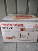 Morphy Richards 243011 Verve Toaster, Cream. RRP £43 - GRADE U Morphy Richards 243011 Verve Toaster,