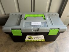 Dihl tool box. RRP£12.99 - GRADE U Dihl tool box.RRP£12.99 - GRADE U---- Condition:Used Location: