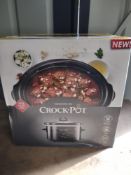 Crock-Pot Slow Cooker | Removable Easy-Clean Ceramic Bowl | 3.7 L. RRP £24.99 - GRADE U Crock-Pot