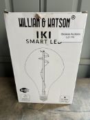 William & Watson King-Size Smart LED E27 Light Bulb. RRP £74.95 - GRADE U William & Watson King-Size