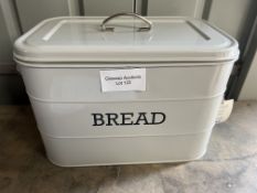 KitchenCraft Living Nostalgia LNBBINGRY Bread Bin, Grey, 34 x 21.5 x 25 cm. RRP £34.99 - GRADE