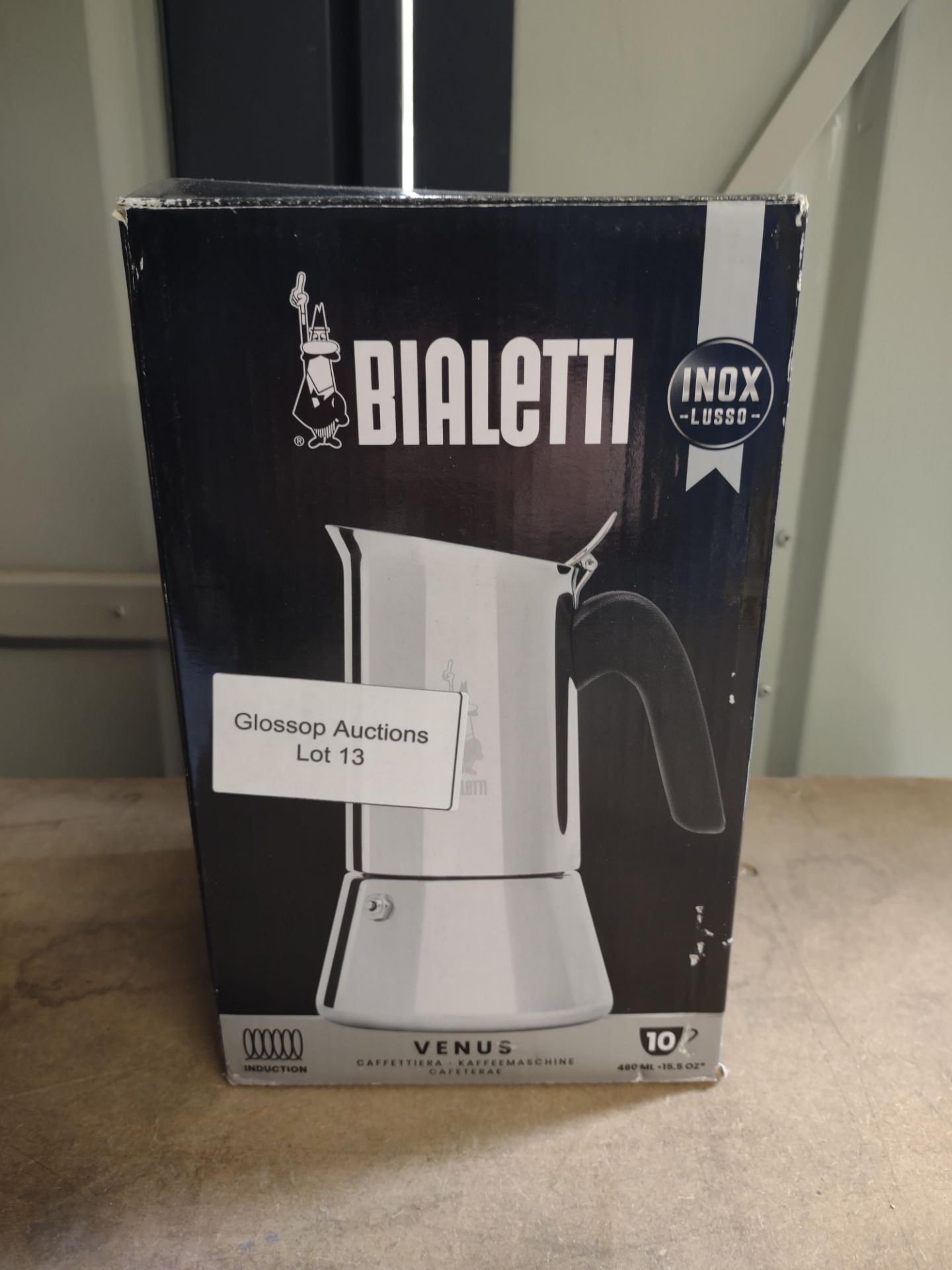 Bialetti Elegance Venus Induction Espresso maker 10 Cup. RRP £59.99 - GRADE U Bialetti Elegance