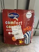 Premium Comfort Single Electric Blanket - Control with 3 Heat Settings. RRP £24.99 - GRADE U Premium