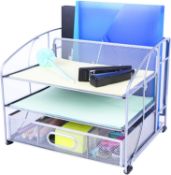 BOXED DESK ORGANISER. RRP £16.99 - GRADE U BOXED DESK ORGANISER.RRP £16.99 - GRADE U---- Condition: