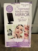 Magnifying Makeup Mirror. RRP £19.99 - GRADE U Magnifying Makeup Mirror.RRP £19.99 - GRADE U----