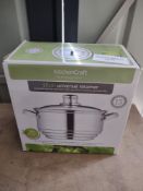 Kitchencraft 20cm universal steamer. RRP £19.99 - GRADE U Kitchencraft 20cm universal steamer.RRP £