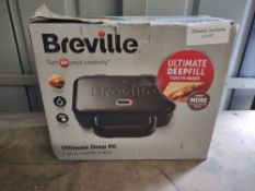 Breville Ultimate Deep Fill Toastie Maker | 2 Slice Sandwich Toaster. RRP £36.99 - GRADE