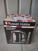 Russell Hobbs 20462 Quiet Boil Kettle, Black. RRP £39.99 - GRADE U Russell Hobbs 20462 Quiet Boil