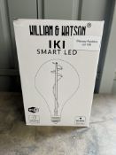 William & Watson King-Size Smart LED E27 Light Bulb. RRP £74.95 - GRADE U William & Watson King-Size