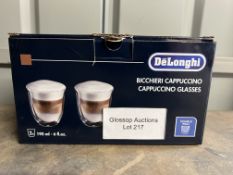 DeLonghi 2 Cappuccino Gl_ser. RRP £2.99 - GRADE U DeLonghi 2 Cappuccino Gl_ser.RRP £2.99 - GRADE