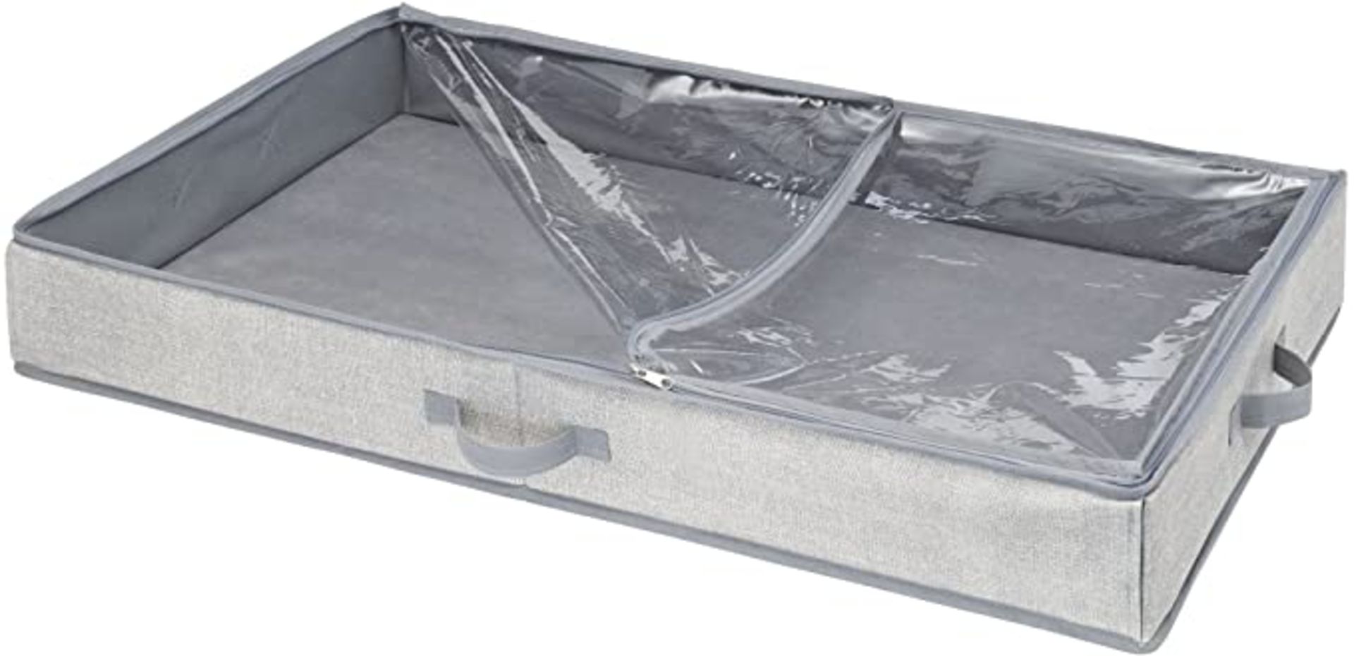 InterDesign Aldo Under Bed Storage Box, Grey. RRP £19.99 - GRADE U InterDesign Aldo Under Bed