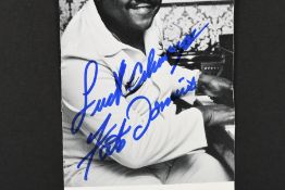 FATS DOMINO (1928-2017) Original signature