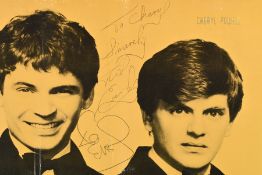 EVERLY BROTHERS Original signatures