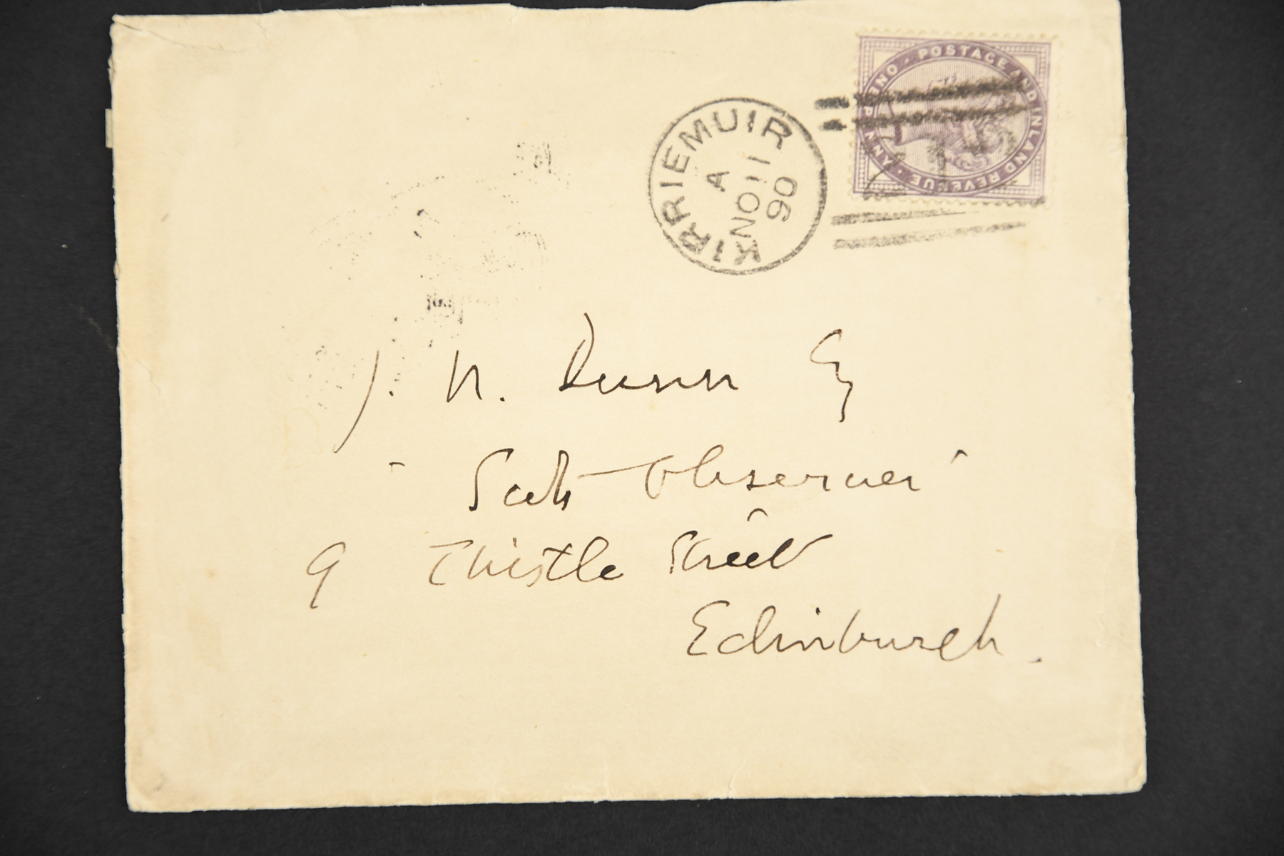 J.M. Barrie (1860 - 1937) Original Handwritten Letter & Envelope. - Image 2 of 4