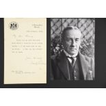 Stanley Baldwin (1867 - 1947) Original Headed Letter unusually signed "Stanley Baldwin" dated 1936.