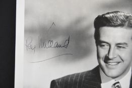 RAY MILLAND Original signature