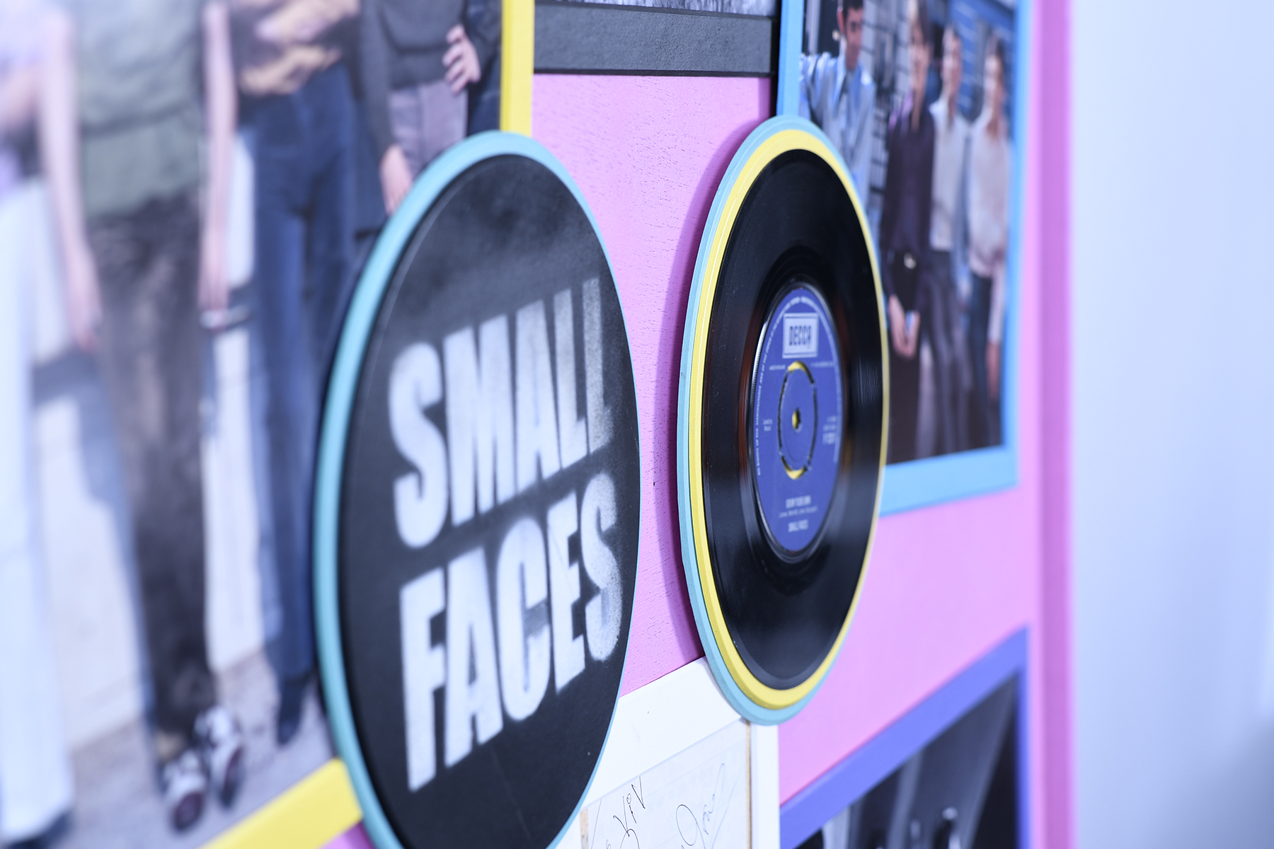 "Small Faces" Unique Artwork Display with Original Signatures - Image 8 of 16